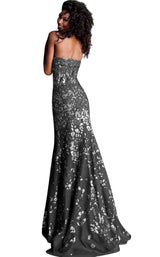 3 of 8 Jovani 62746 Black/Silver