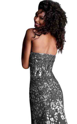 7 of 8 Jovani 62746 Black/Silver