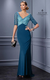 2 of 3 Alyce 29770 Blue/Coral