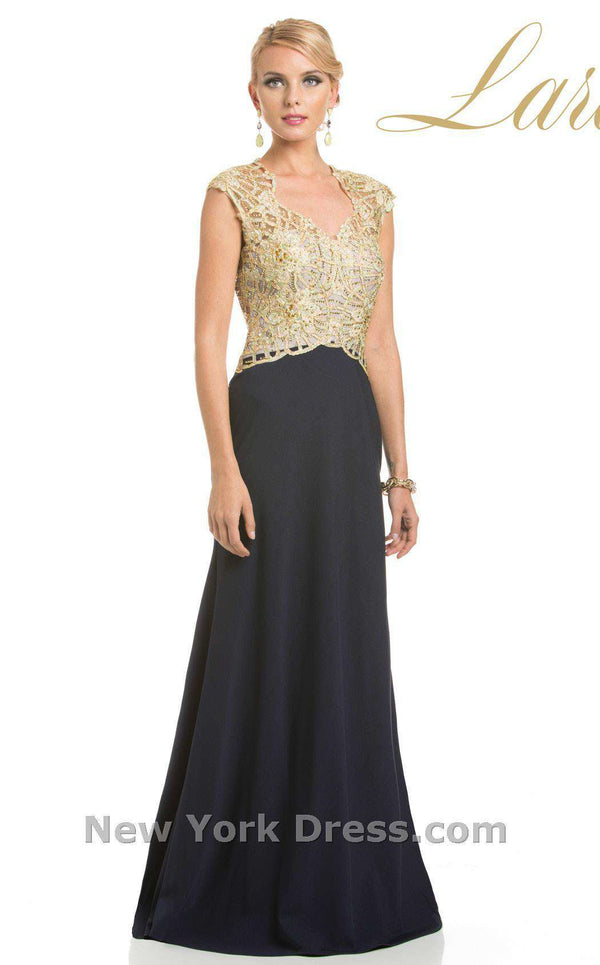 Lara 32550 Navy/Gold