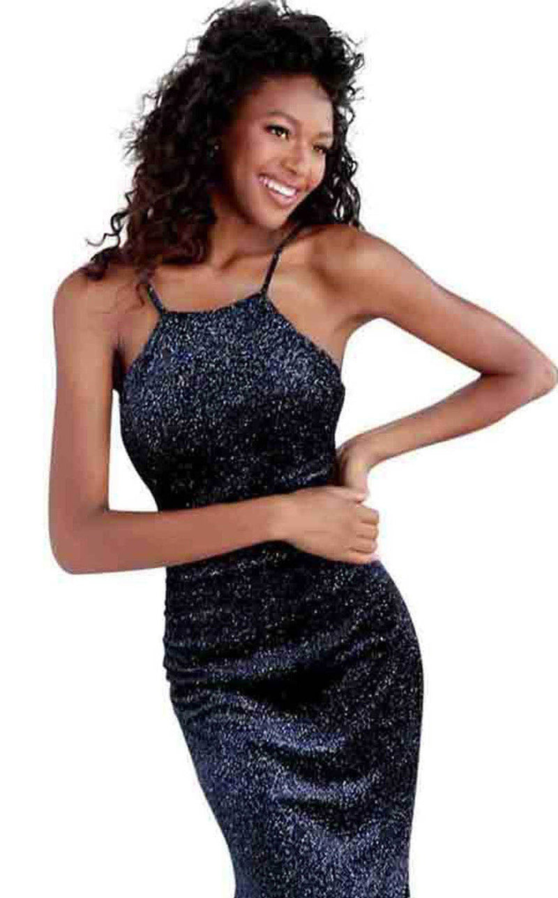 Jovani 62806 Black/Blue