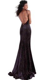 8 of 20 Jovani 62806 Black-Pink