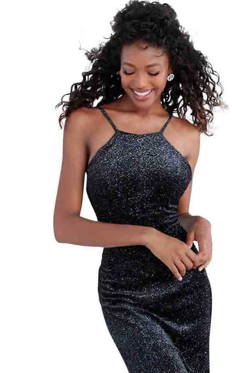 Jovani 62806 Black/Blue