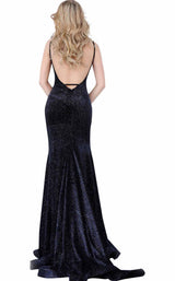 9 of 20 Jovani 62806 Black/Blue