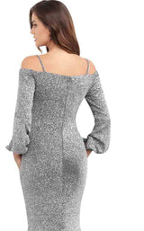 8 of 8 Jovani 62813 Silver