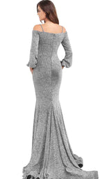 4 of 8 Jovani 62813 Silver