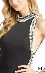 5 of 5 Mac Duggal 62921D Dress Black