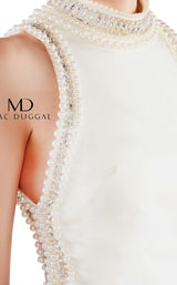 9 of 10 Mac Duggal 62921N Ivory