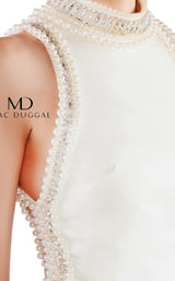 4 of 10 Mac Duggal 62921N Ivory