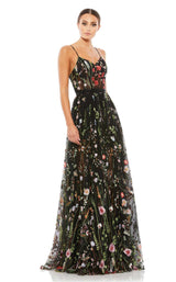 2 of 4 Mac Duggal 62989 Dress Black-Multi