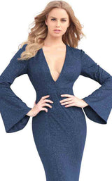 6 of 8 Jovani 63174 Navy