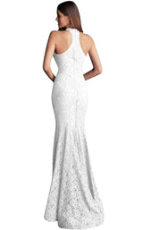 8 of 16 Jovani 63335 White
