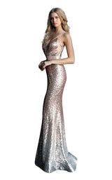 1 of 6 Jovani 63439 Rose Gold