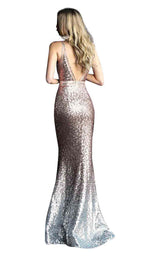 3 of 6 Jovani 63439 Rose Gold