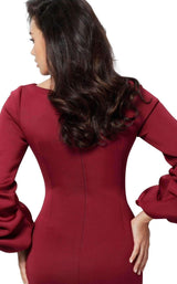 4 of 4 Jovani 63446 Wine