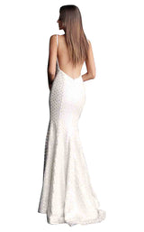 3 of 6 Jovani 63456 Off White