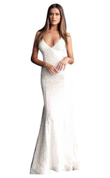 1 of 6 Jovani 63456 Off White