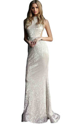 5 of 28 Jovani 63552 Off White