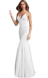 7 of 28 Jovani 63563 White