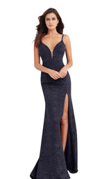 3 of 16 Jovani 63566 Charcoal