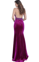 4 of 12 Jovani 63591 Burgundy