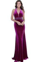 1 of 12 Jovani 63591 Burgundy
