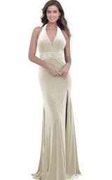2 of 12 Jovani 63591 Ivory