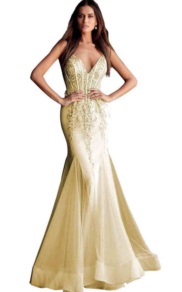 Jovani 63658 Gold