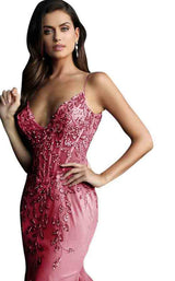 17 of 26 Jovani 63704 Burgundy