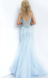 8 of 26 Jovani 63704 Light Blue