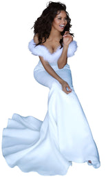 2 of 6 Jovani 63884 White