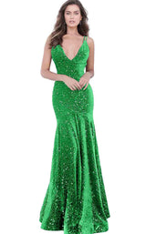 1 of 12 Jovani 63897 Emerald