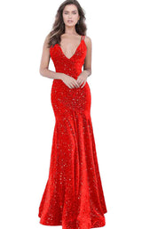 3 of 12 Jovani 63897 Red