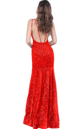 6 of 12 Jovani 63897 Red