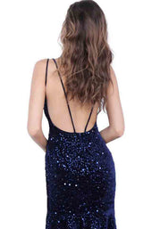11 of 12 Jovani 63897 Navy