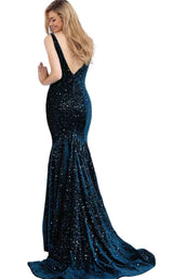 5 of 12 Jovani 63917 Navy