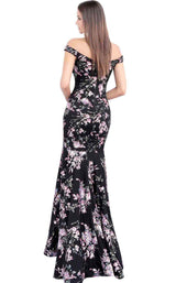 2 of 4 Jovani 63951 Black Multi