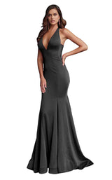 1 of 28 Jovani 64003 Black