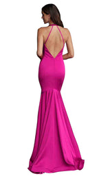 11 of 28 Jovani 64003 Hot Pink