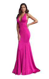4 of 28 Jovani 64003 Hot Pink
