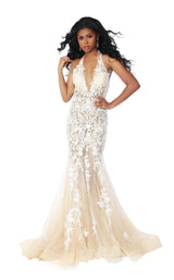 3 of 10 Jasz Couture 6401 Nude