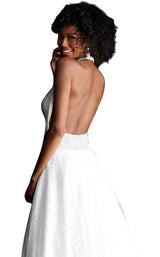 4 of 4 Jovani 64016 Off White