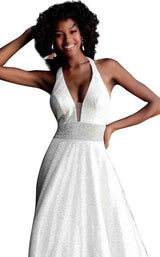 3 of 4 Jovani 64016 Off White