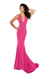 2 of 14 Jasz Couture 6402A Fuchsia