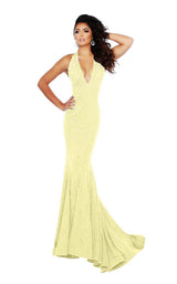 9 of 28 Jasz Couture 6402 Ice-Yellow