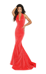 4 of 12 Jasz Couture 6404 Electric Red