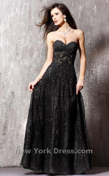 1 of 8 Jovani 14913 Black