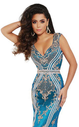3 of 4 Jasz Couture 6426 Teal