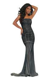 1 of 8 Jasz Couture 6435 Gunmetal