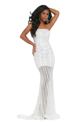 3 of 8 Jasz Couture 6435 Silver